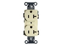 Hubbell Wiring BR20LATR TAMP RES COM GRD 20A 125V 5-20R LA