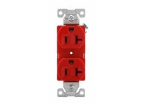 Cooper Eaton BR20RD Receptacle Duplex 20A 125V 2P3W | Durable Electrical Outlet