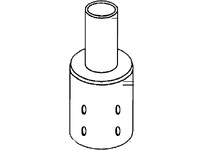 RAB BRAD4 Pole Adaptor for 2 3/8" Tenon to 4" Round Pole | Durable & Reliable