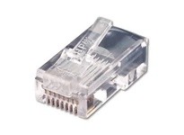 Hubbell Wiring BRMOD4PSN25 PLUG MOD SNGLESS 8POSIT 8CONTACT 25PK