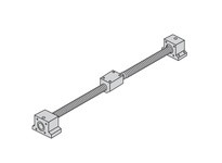 Thomson Linear BSA08FL42 Ball Screw Assembly Rolled Thread SAG Legacy Style Designed for use with Linear Guides 0.500 in X 0.200