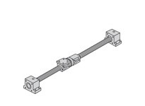 Thomson Linear BSA24JL32 Ball Screw Assembly Rolled Thread SAG Legacy Style Designed for use with Linear Guides 1.500 in X 1.000
