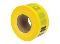 NSI BT-305 3" Wide YELLOW BARRICADE TAPE "CAUTION" | YarinInd