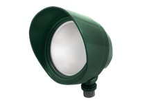 RAB BULLET12VG Bullet Flood 12W Cool LED 120V W/ Hood & Lens Verde GR