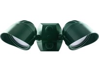 RAB BULLET2X12VG Bullet Flood Kit 2 X 12W Cool LED 120V W/ CU4 & Hood Verde