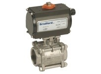 Dixon BV2IGN15011-BCC Pneumatically Actuated 3-Piece Stainless Ball Valve | YarinInd