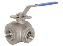 Dixon BV3IGTF-1001-A 3-way Industrial Stainless Steel Ball Valve | YarinInd