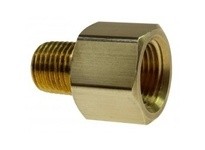 Coilhose C0806-DL Hex Adapter 1/2" FPT x 3/8" MPT Display