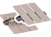 Habasit C0863TP+0325LFTA 863 Tab 3.25" Top Plate Low Friction Acetal