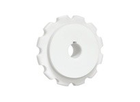 Habasit C0880M09PE+001 880 9T Machined Solid White UHMW - MPB
