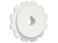 Habasit C0880M12PE+001 880 12T Machined Solid White UHMW - MPB | YarinInd