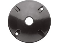 RAB C100B Weatherproof Cover Round 1 Hole Black