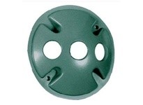 RAB C100VG Weatherproof Cover Round 1 Hole Verde Green | YarinInd