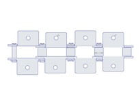 HKK DC040RK1EV HKK C2040R W/K-1 EVERY 1/2" pitch (price per foot, sold in boxes of 10 feet)C2040 Riveted, With K-1 Every Pitch