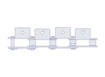 HKK DC080RA1EV HKK C2080HR W/A-1 EVERY 2" Pitch | Durable Chains