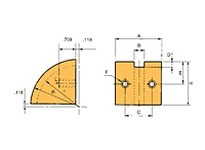 US Tsubaki C2080VRPRG C2080VRP Plastic Return Guide | Chain Rail