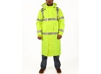 Tingley C24122-L ICON Hi-Vis Class 3 Breathable Waterproof Coat 48 Mesh/Taffeta Lining - Fluorescent Yellow-Green Size L