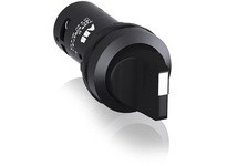 ABB C2SS2-10B-20 Selector Switch 2 Pos 90 Deg Black Plastic Bezel 2 NO Maint Black