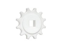 Habasit C3200M12PE+001CE 1200/3200 12T Machined White PE Ext Hub - MPB