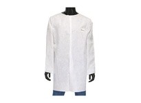 C3818/L PosiWear M3 White Labcoat Snap Front Closure | YarinInd