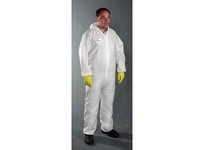 C3856/2XL Protective Clothing Posi-Wear - White 45g SMS Coverall | Durable Safety Gear
