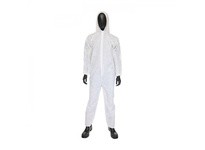 C3856/5XL Protective Clothing Posi-Wear - White 45g SMS Coverall | Durable Safety Gear