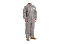 C3902/XXXXL PosiWear M3 Gray Coverall Zipper Front Elastic Wrist/Ankle