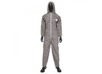 C3906/L PosiWear M3 Gray Coverall Elastic Wrist/Ankle Attached Hood | YarinInd