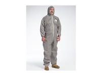 C3906/XXXL PosiWear M3 Gray Coverall Elastic Wrist/Ankle Attached Hood
