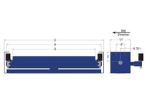 Martin SprocketC4-RSA4-54-09 CEMA C Steel Return Training | 54" Belt Width