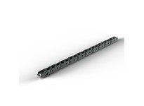 HKK RCC40R1A C-40 Riveted Straight Sidebar 10FT 1/2" Pitch | Industrial Chains