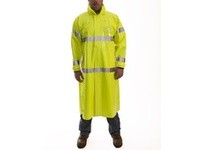 Tingley COMFORT-BRITE Hi-Vis Flame Resistant Class 3 Coat 48 Full Vented Cape Back - Fluorescent Yellow-Green Size M