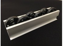 Fastube CA4 Staggered Wheel Conveyor assembly 1 9/16" wheels - 10 Lengths