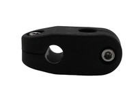 POBCO CBN0808 Plastic Cross Block Black Plastic 1/2" x 1/2"