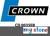 Crown CD 0035EB 930 Series Electrically Conductive Deck Plate | 3x5 Black Mat