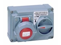 Cooper Eaton CD320HMI7W Mech Intl Pin&Sleeve 20A480V 2P3W WT Hor YL