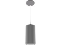 RAB CDLED4PC-20W-50D950-S CYLINDERS 1843 LUMENS CDLED 20W 4 INCHES WITH PENDANT CORD 48 INCHES 90CRI 5000K MATTE SILVER