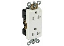 Orbit CDR20-TR-SW 20A 125V Decorative Receptacle | Tamper Resistant White