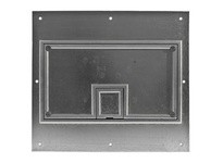 Hubbell Wiring CFB11CVRALU REC FB COVER 11-G ALUM CARPET