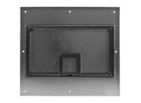 Hubbell Wiring CFB11CVRBLK REC FB COVER 11-G BLACK CARPET