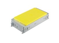 Hubbell Wiring CFB2G25 REC FB 2-GANG STEEL 2.5-IN | Industrial Supplies