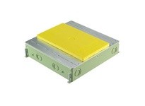 Hubbell Wiring CFB4G25CR REC CFB 4-G STEEL 2.5-IN | YarinInd