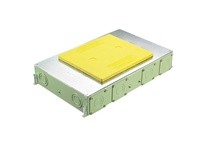 Hubbell Wiring CFB6G30CR REC FB 6-GSTEEL3-INCONC C | YarinInd