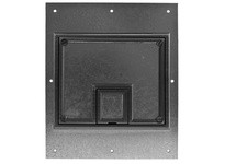 Hubbell Wiring CFB7CVRBLK REC FB COVER 7-G BLACK CARPET