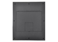 Hubbell Wiring CFB7CVRCBLK REC FB COVER (NO EDGING) 7-G BLACK