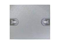 Hubbell Wiring CFB8CVRALU2 REC FB COVER 8G HIGH LOAD ALU FLUSH | YarinInd