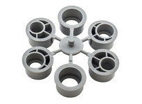 Hubbell Wiring CFBADAPT125 S1R FB 4 ADAPTER SET 1-1/4 INCH