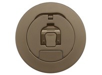 Hubbell Wiring CFBS1R4CVRBRZ S1R FB 4 COVER BRUSHED BRONZE PLATED