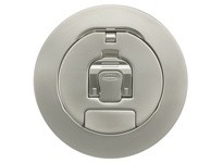 Hubbell Wiring CFBS1R4CVRNKL S1R FB 4 COVER NICKEL PLATED