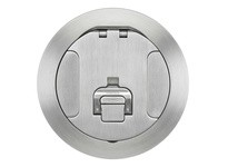 Hubbell Wiring CFBS1R6CVRALU CFB ROUND 6 INCH COVER ALUMINUM | YarinInd